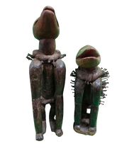 Load image into Gallery viewer, Bakongo dogs fetish statue
