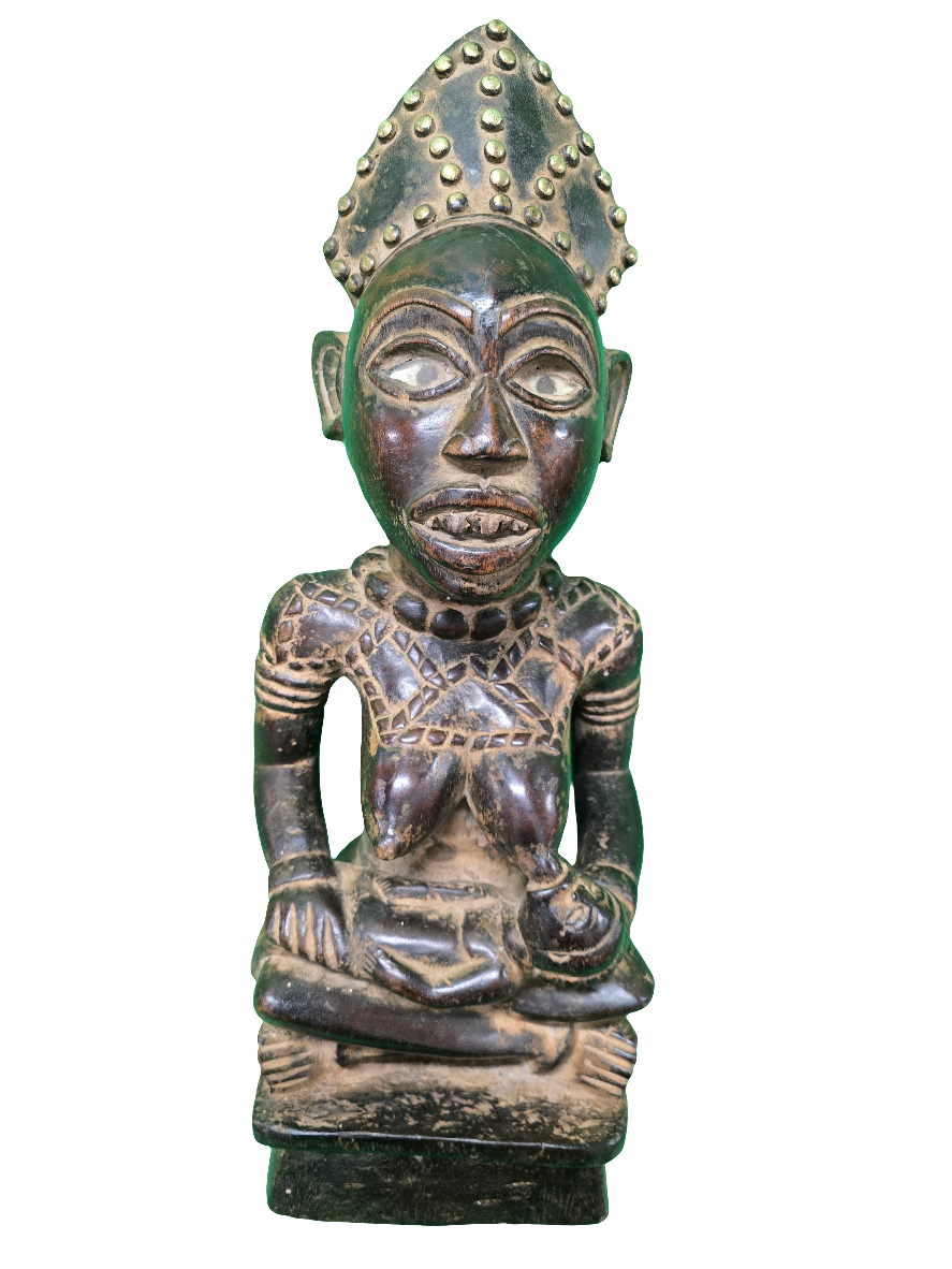 Bacongo Maternity Statue from Congo